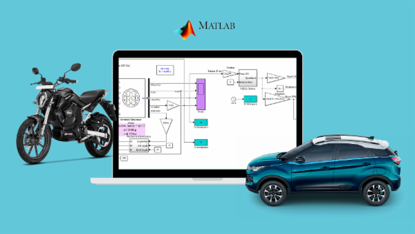 Build Dynamic Model of Electric Vehicle in MATLAB