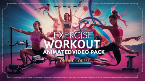 Exercise Workout Animated Video Pack